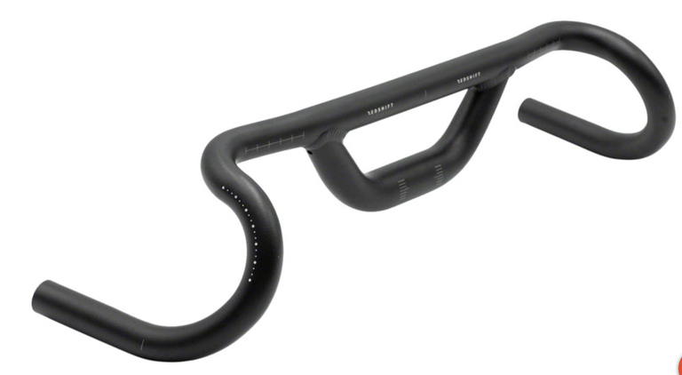 Redshift Sports Top Shelf Road Drop Handlebar - Aluminum, 31.8mm, 47cm, 70mm Rise, Black