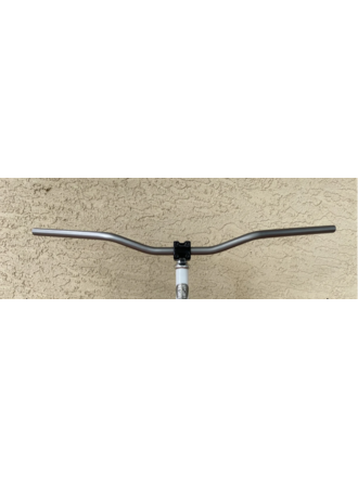 doom Doom: Titanium Lucky Riser,2" Rise, 14d Sweep,Raw finish