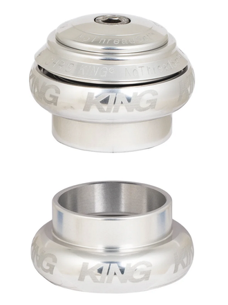 Chris King Chris King NoThreadSet Headset - 1", Sotto Voce Silver