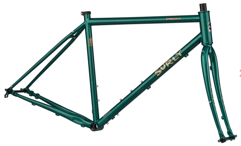Surly Surly Straggler Frameset - 700c, Steel, Subtropic Algae, 56cm