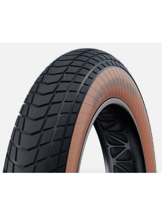 Schwalbe Super Moto-X Tire - 20 x 4.00, Clincher, Wire, Black/Bronze, Active Line, Green