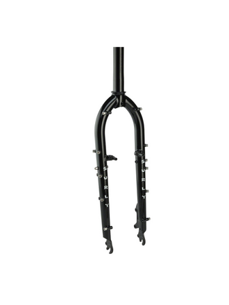 Surly Surly Troll Fork: 26" QR, 1-1/8" Straight Steerer, Black