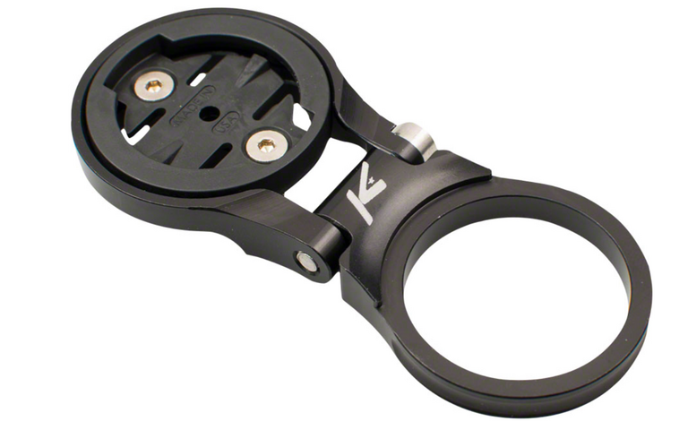 K-EDGE Adjustable Stem Mount for Garmin Quarter Turn Type Computers, Black