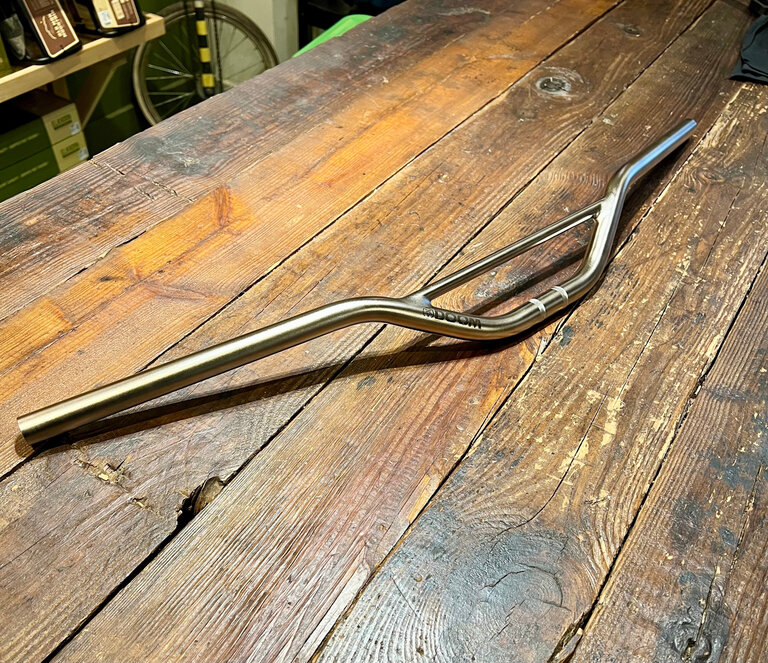 Doom Bars Doom Bars: BMX Bar - Nickle Plated w/Logo