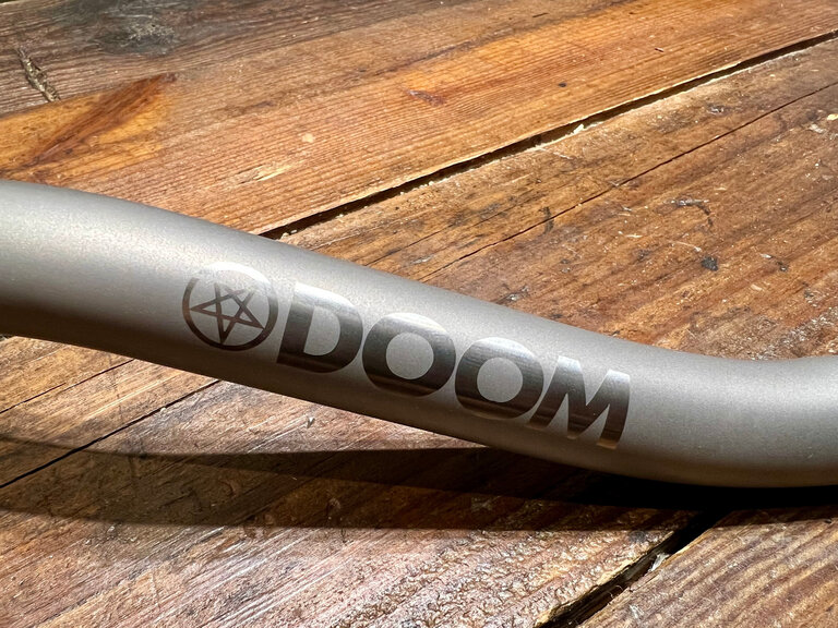 Doom Bars Doom Bars: Titanium Bikepacker's Delight, Media Blasted/Polished logo