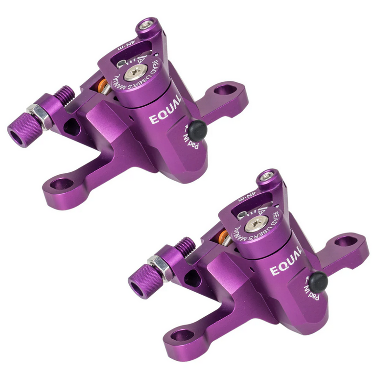 Velo Orange Growtac Equal Brakeset, Post Mount Purple