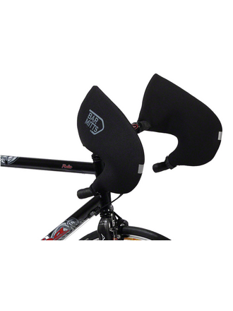 Bar Mitts Bar Mitts Road Pogie Handlebar Mittens: Internally Routed Campagnolo/SRAM/Shimano LG Black