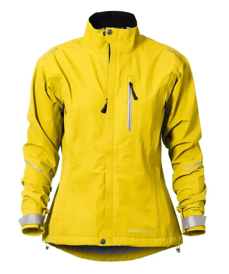 Showers Pass Women's Transit Jacket: Yelling Yellow, MD