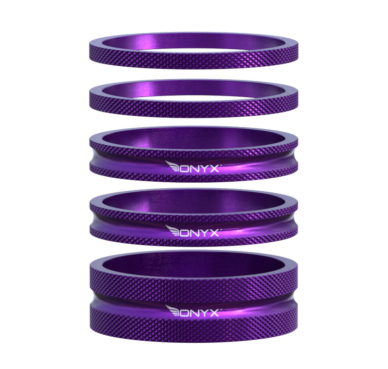 ONYX Racing Products Onyx Headset Spacer Kit, 1-1/8, 5 Piece