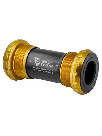 Wolf Tooth Wolf Tooth Bottom Bracket BSA 24mm for Shimano GOLD