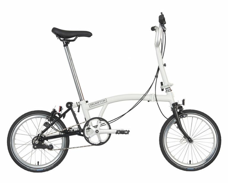 Brompton Brompton-Papyrus White-Mid Handlebar