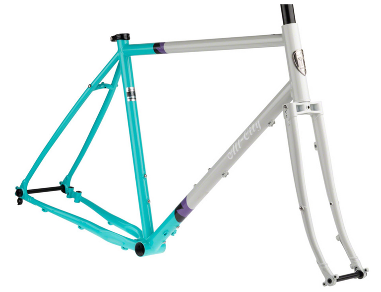 All-City All-City Gorilla Monsoon Frameset - Aqua Seafoam, 650b 55