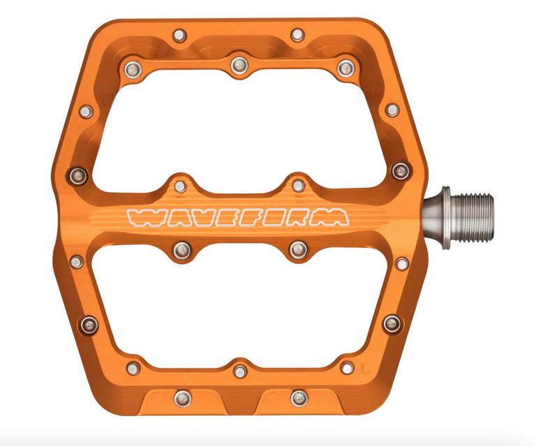 Wolf Tooth Wolf Tooth Waveform Aluminum Pedals - Small/Orange