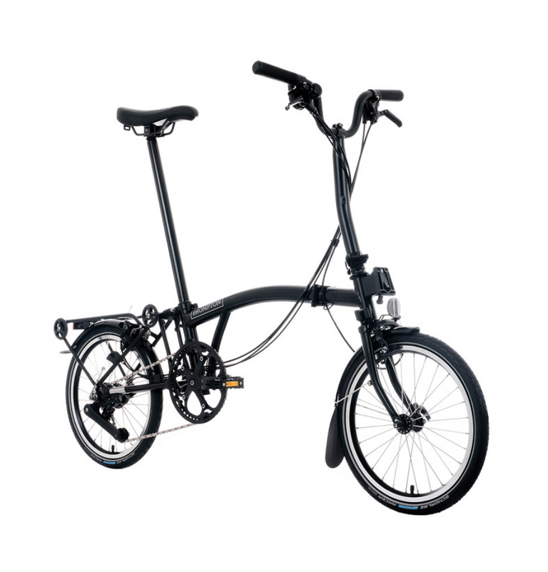 Brompton Brompotn C Line w/Roller Rack 12 Speed-MID--Black