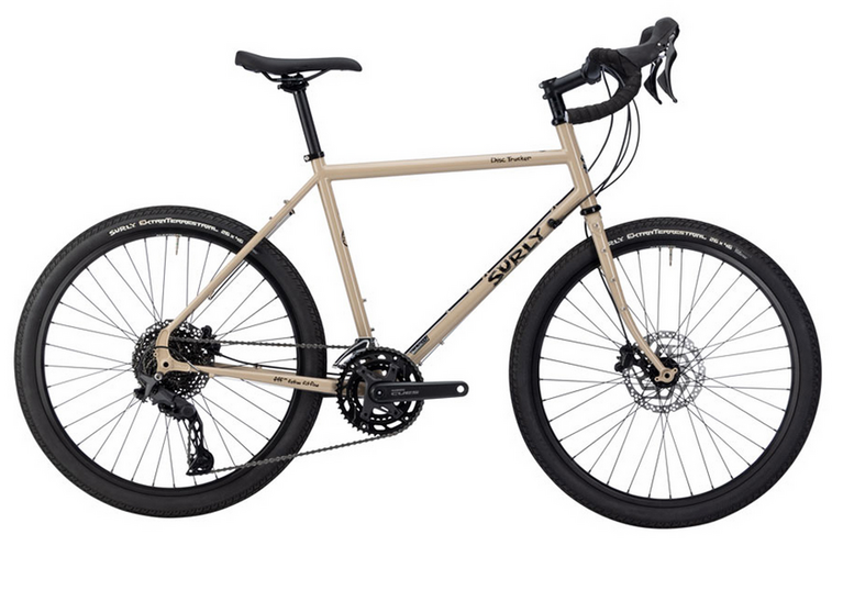 Surly Surly Disc Trucker Bike - 26", Steel, Grandpa's Khakis, 50cm