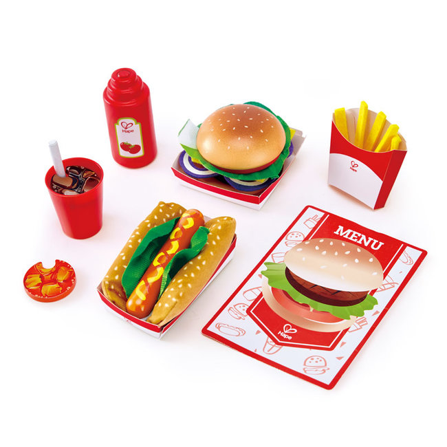hape hamburgers and hotdogs