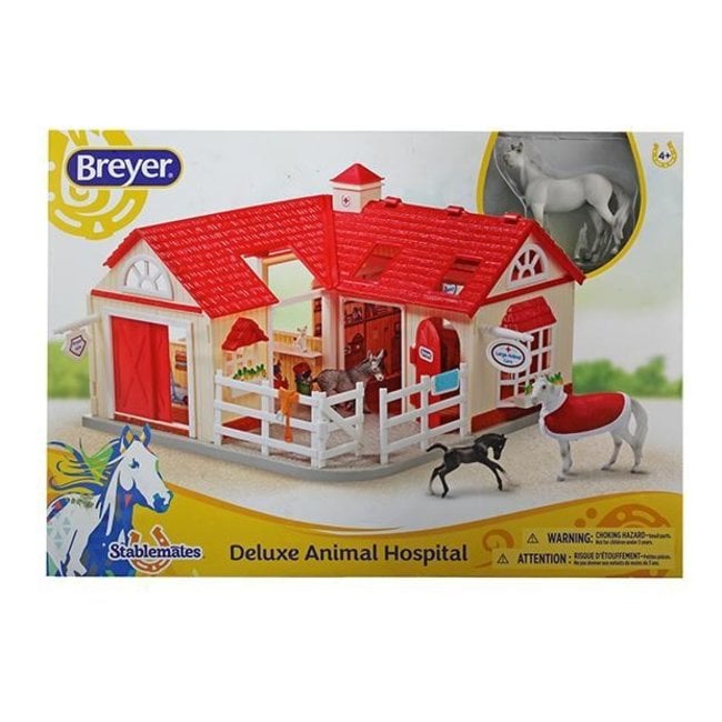 breyer stablemates deluxe horse stable set