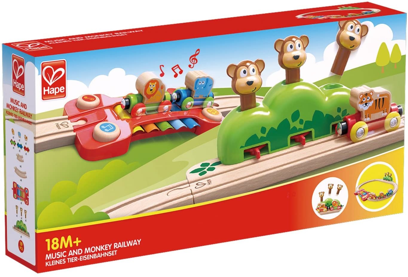 hape jungle train journey set