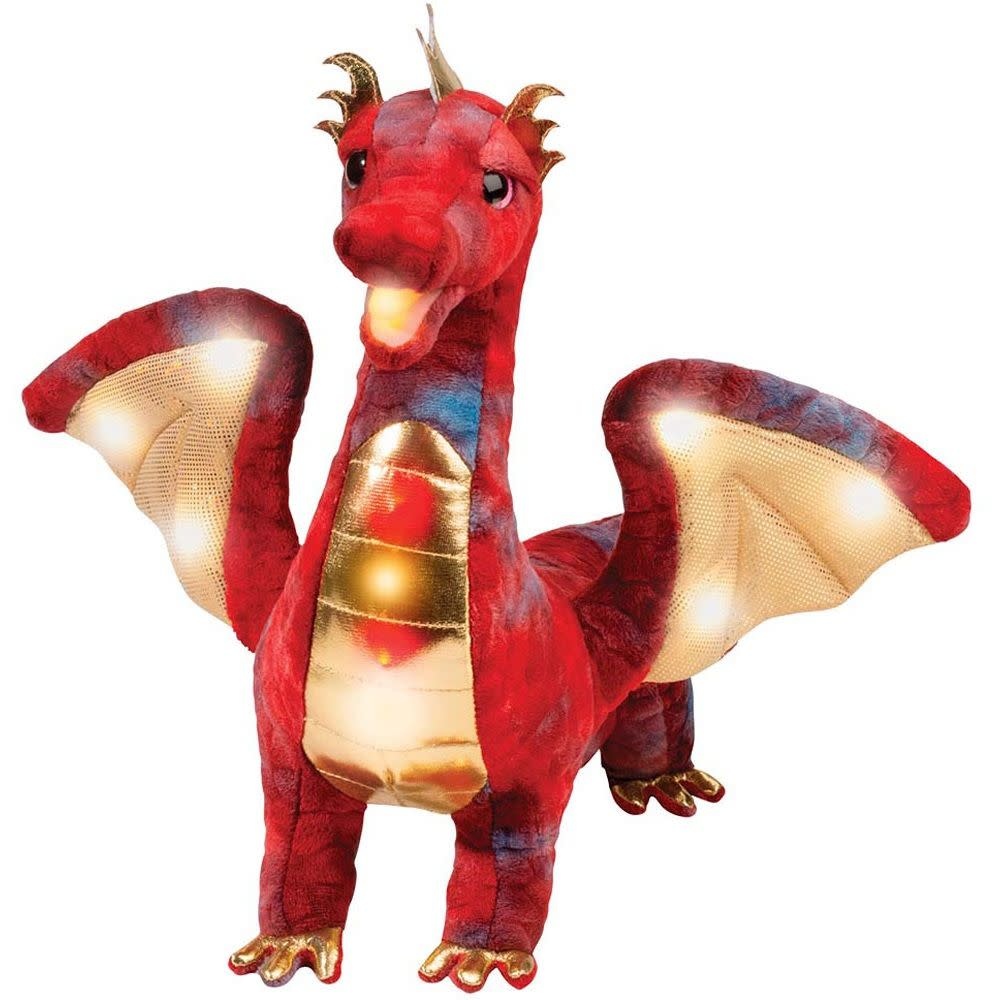 plush red dragon