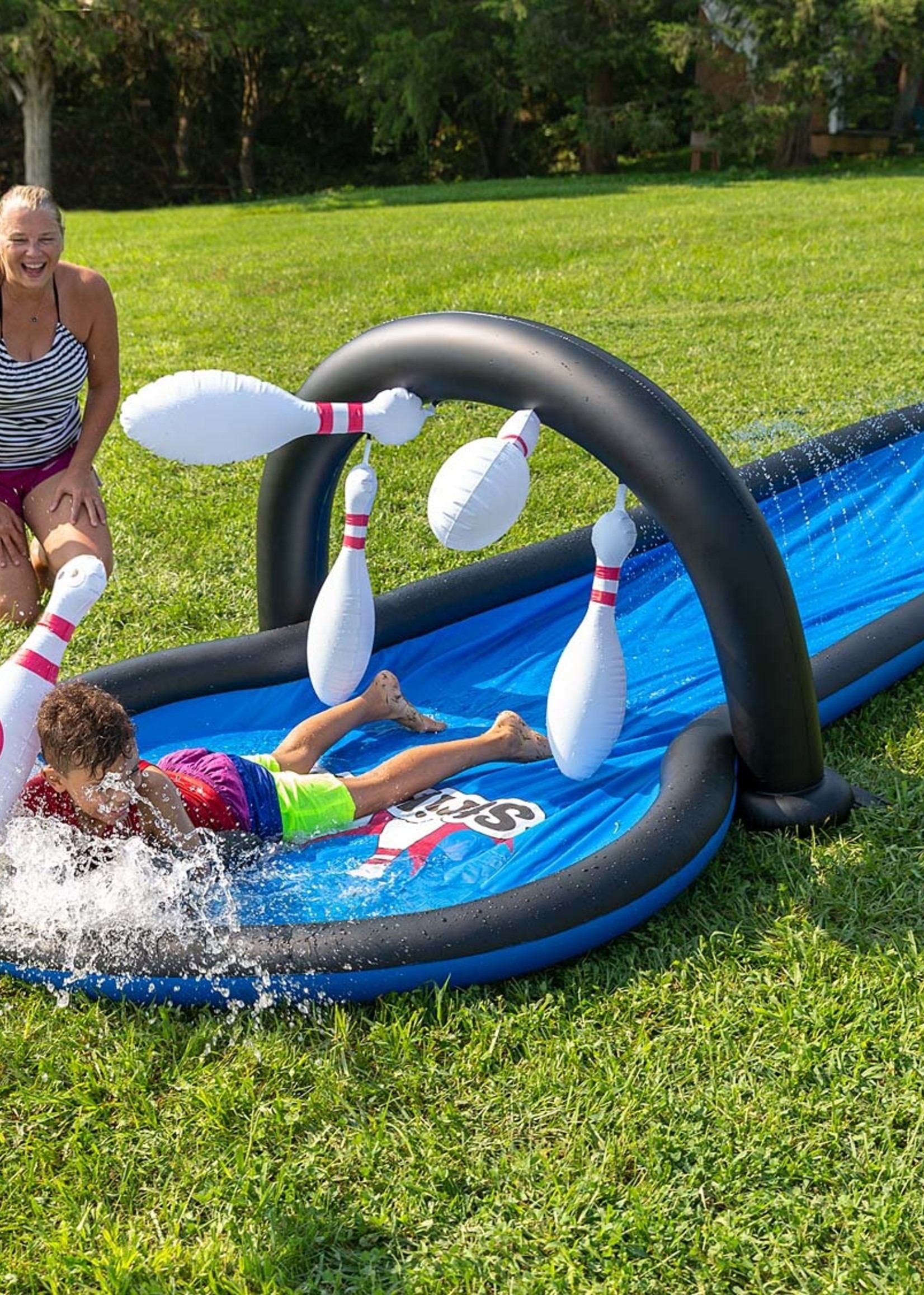 Strike Zone 18 Bowling Water Slide Wonderland Toys