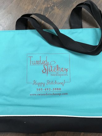 TSNP Tote Turquoise & Black