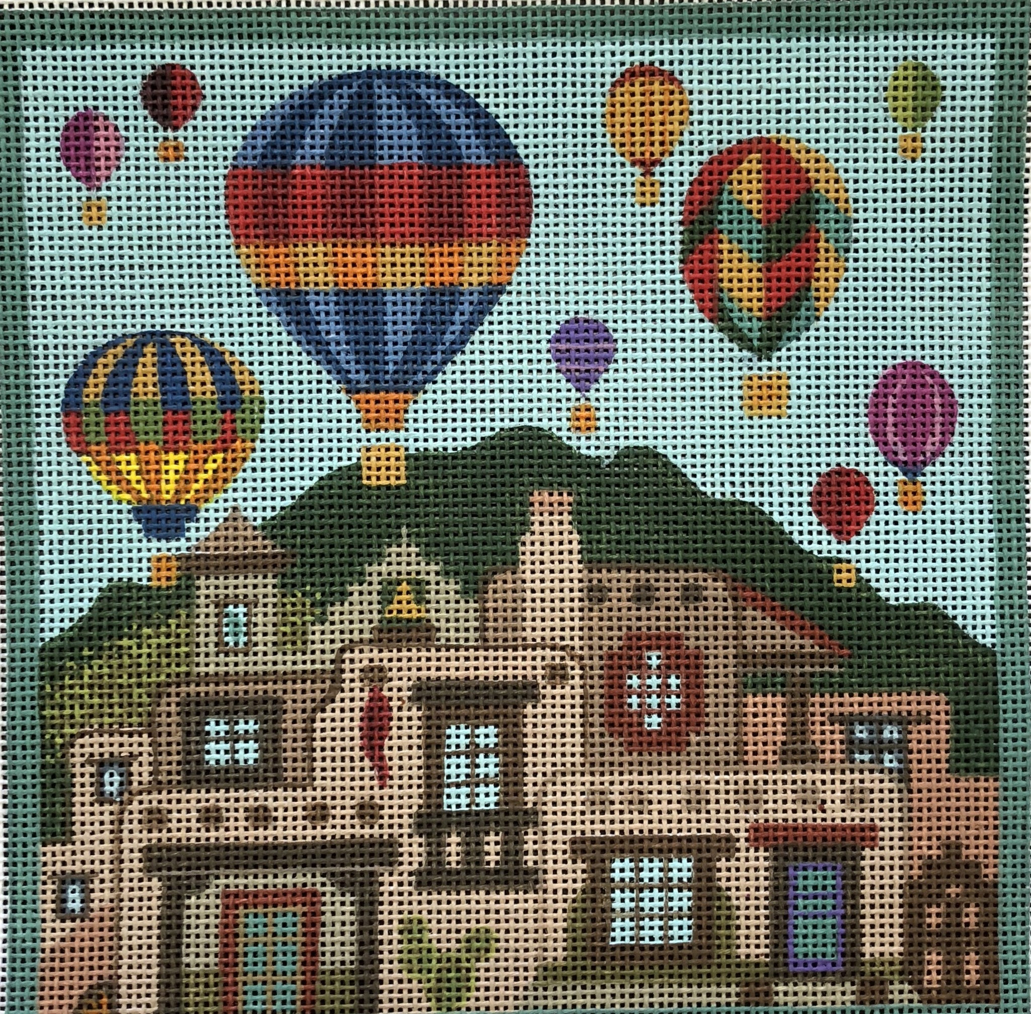 PASW07 Albuquerque Skies Twisted Stitches Needlepoint, LLC
