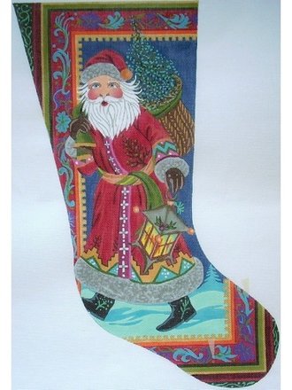 Peter Ashe PAST07 St Nick & Tree in Basket