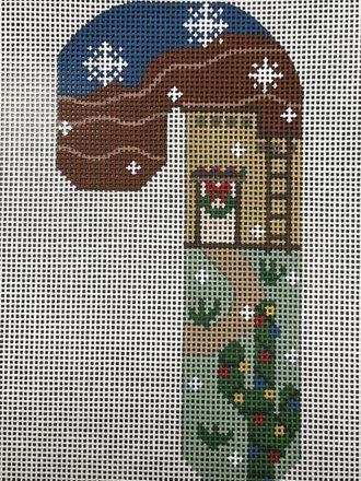 CH591 Adobe House Candy Cane