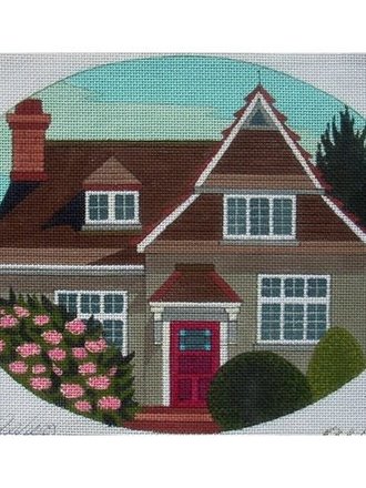 Peter Ashe PAR11 Rhododendron Cottage Oval