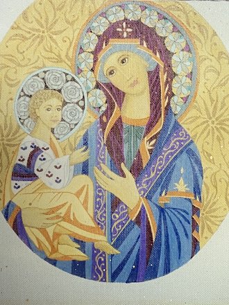 Peter Ashe PA05A Madonna w/Child Oval