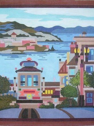 Peter Ashe PASF01 Hyde Street Bay View - 14 x 14