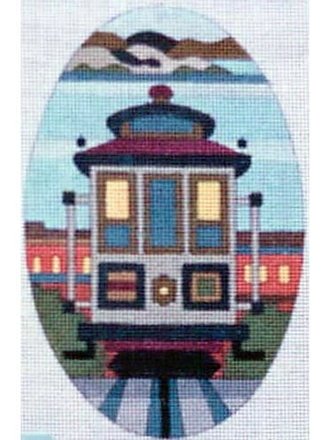 Peter Ashe PASF07 Hyde Street - Oval Cable Car