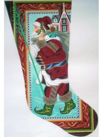 Peter Ashe PAST08 Santa Tree Stick and Doll House