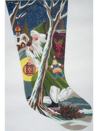 Peter Ashe PAST31 Green Robed Santa