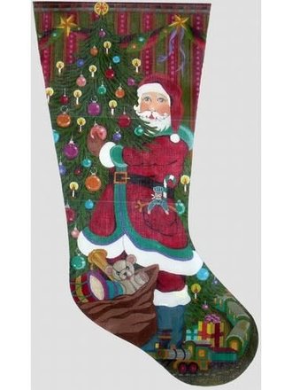 Peter Ashe PAST67 Santa w/Toy Train