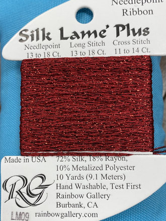 Rainbow Gallery Silk Lame' Braid Plus LM01-LM80