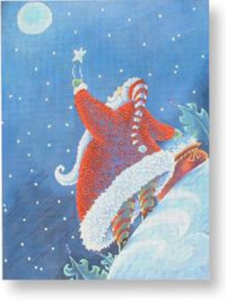 MNPL07 Santa Wishing on a Star