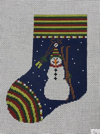 PCHSS006 Skiing Snowman Stocking