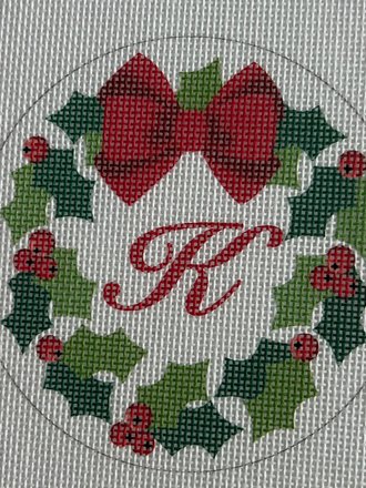 CHRWK Monogram Wreath K