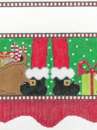 XC44 Santa's Feet Stocking Cuff
