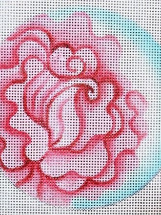 11451 Pink Peony Ornament