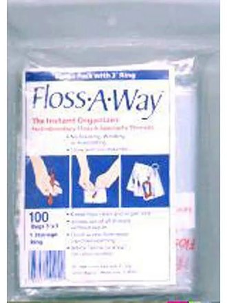 NFL100R Floss-A-Way EconoPack w/3" ring - 6 per order