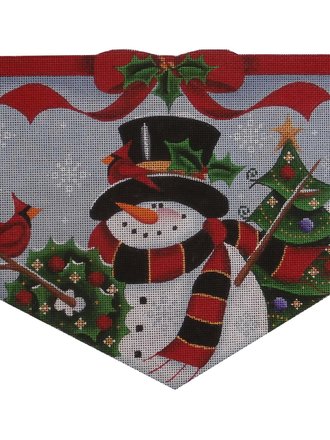 Rebecca Wood Designs 1459B Happy Snowman Cuff