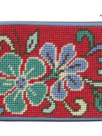 Alice Peterson SZ202 Red Asian Floral Coin Purse Kit