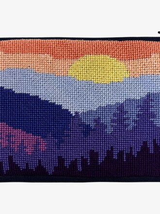 Alice Peterson SZ641 Mountain Scene Purse Kit