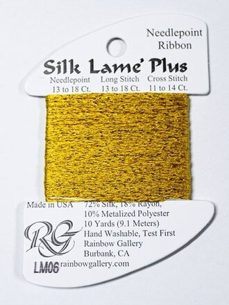 Rainbow Gallery Silk Lame' Braid Plus LM81-LM100