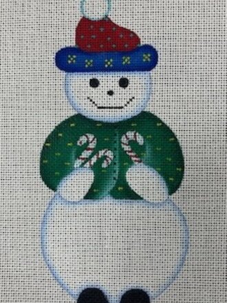 D03 Snowman w/Candy Canes