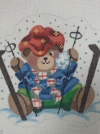 D323 Skiing Bear