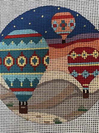 CH1469 Hot Air Balloons Round