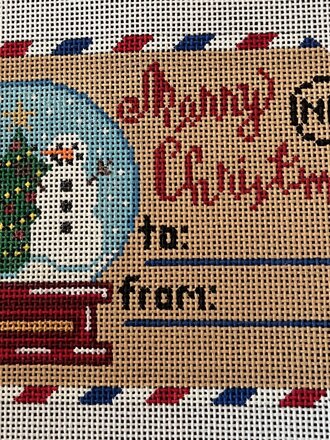 XO197H - Gift Tag - Snow Globe